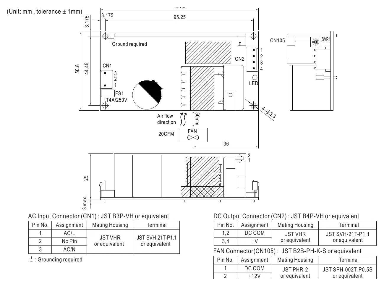 EPP-100-12 Mechanical Specification
