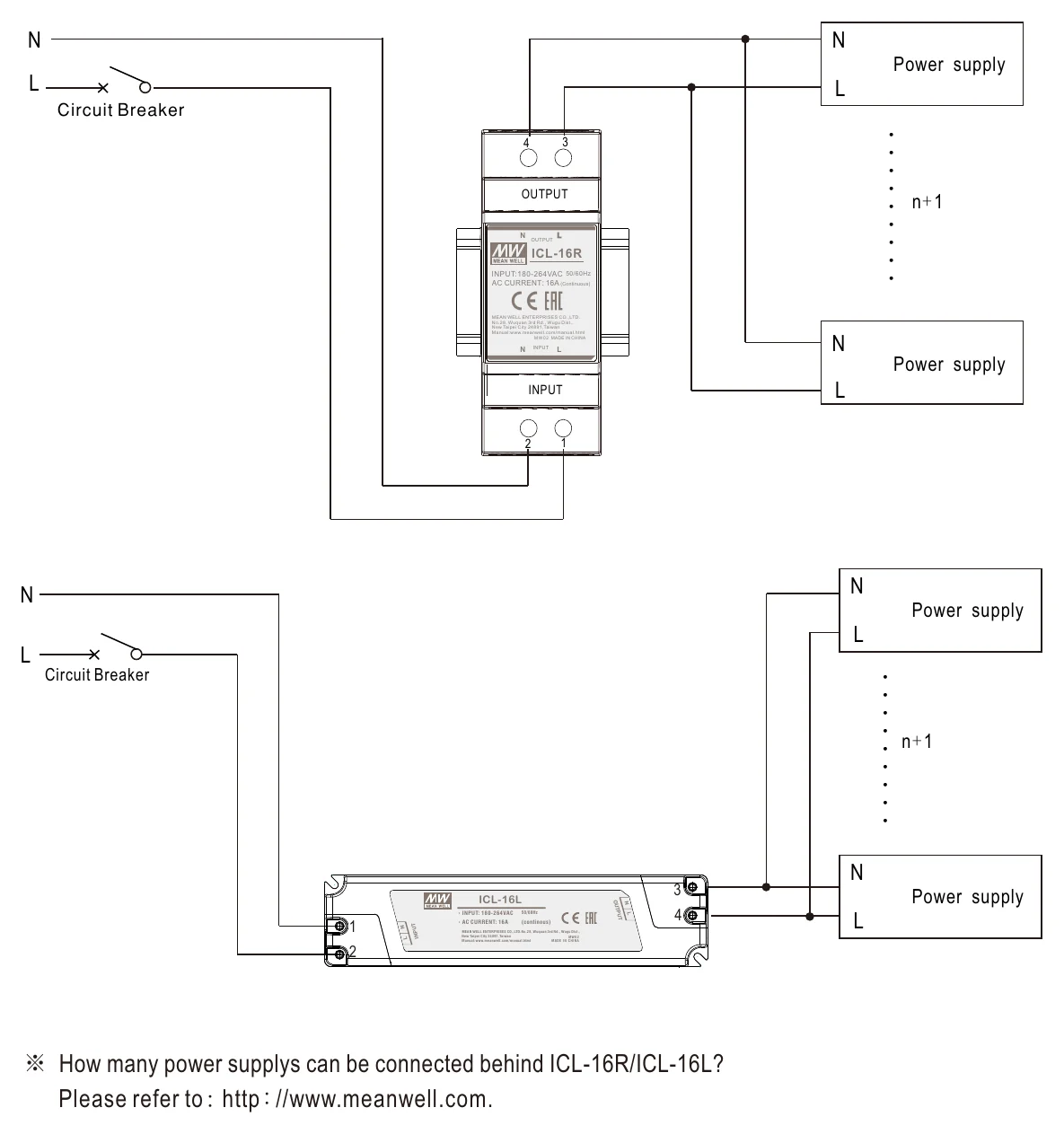 ICL-16L APPLICATION DIAGRAM