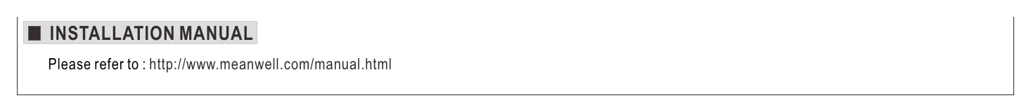 UHP-1000-36 INSTALLATION MANUAL
