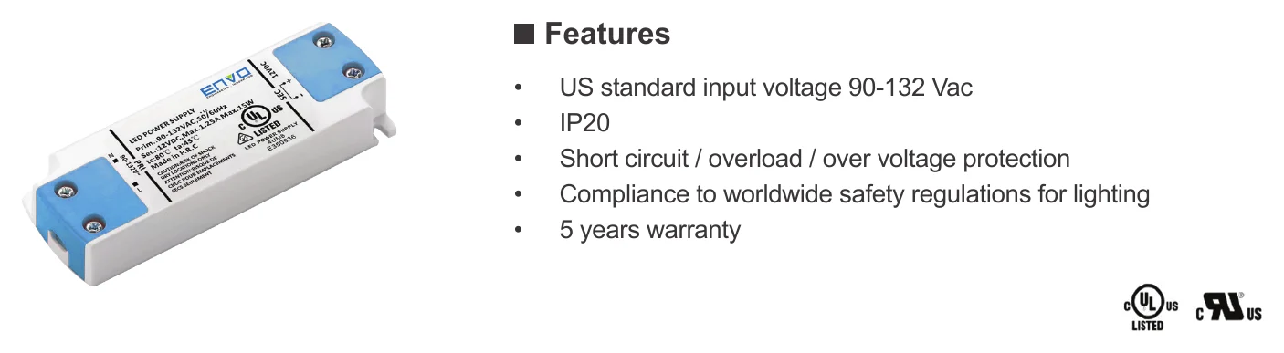 EV-SE-15-24US Features