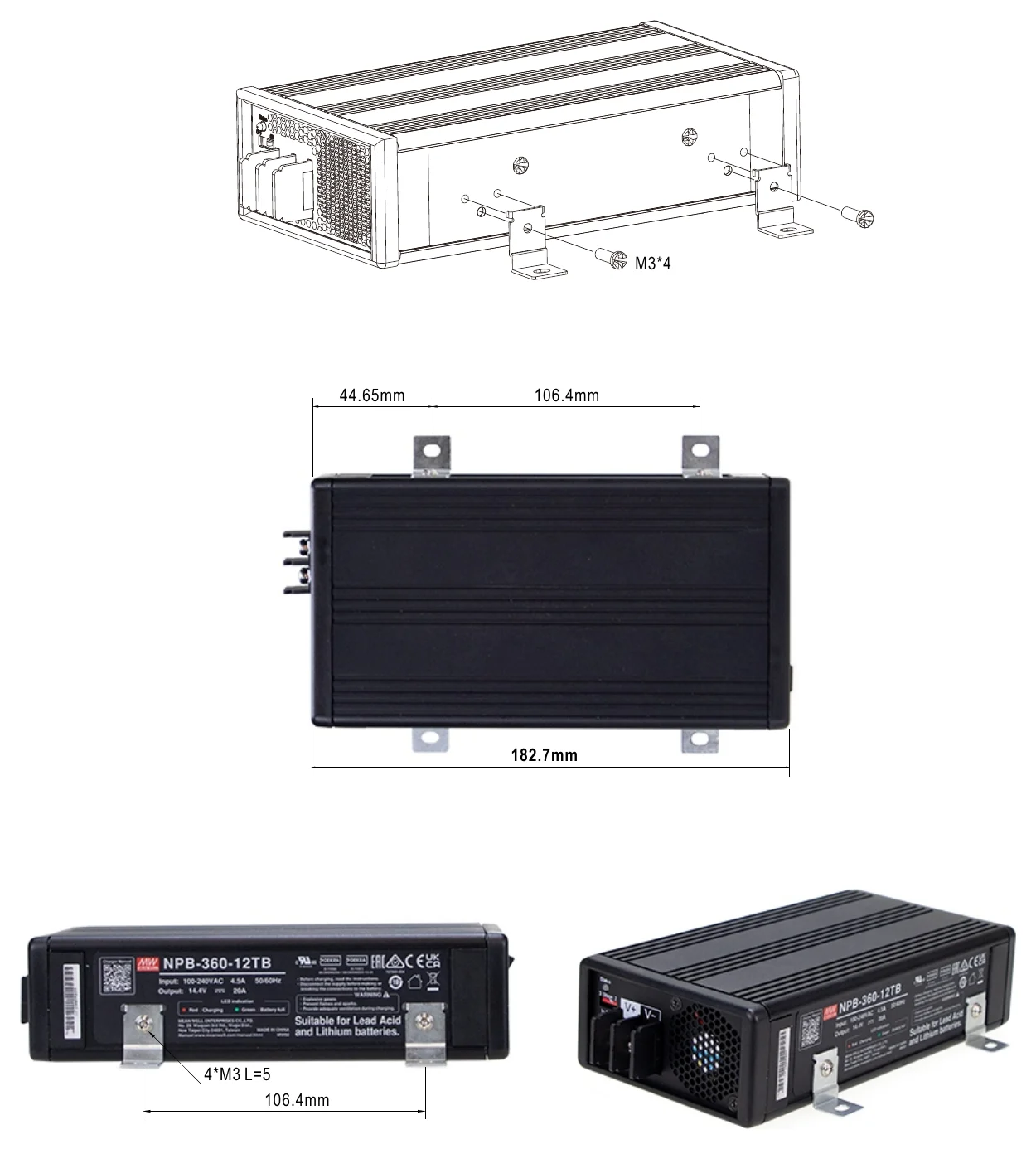 NPB-360-48XLR Installation Diagram