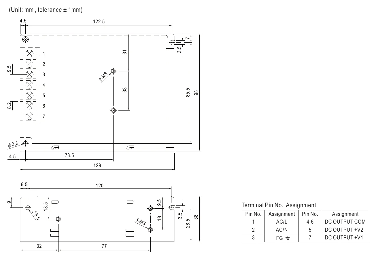 RD-65A Mechanical Specification