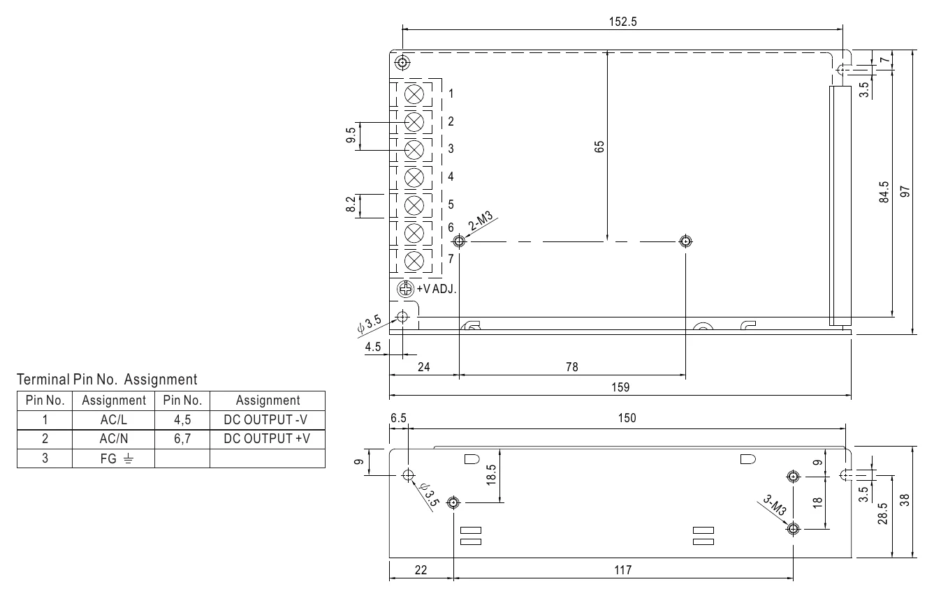 NES-100-48 Mechanical Specification