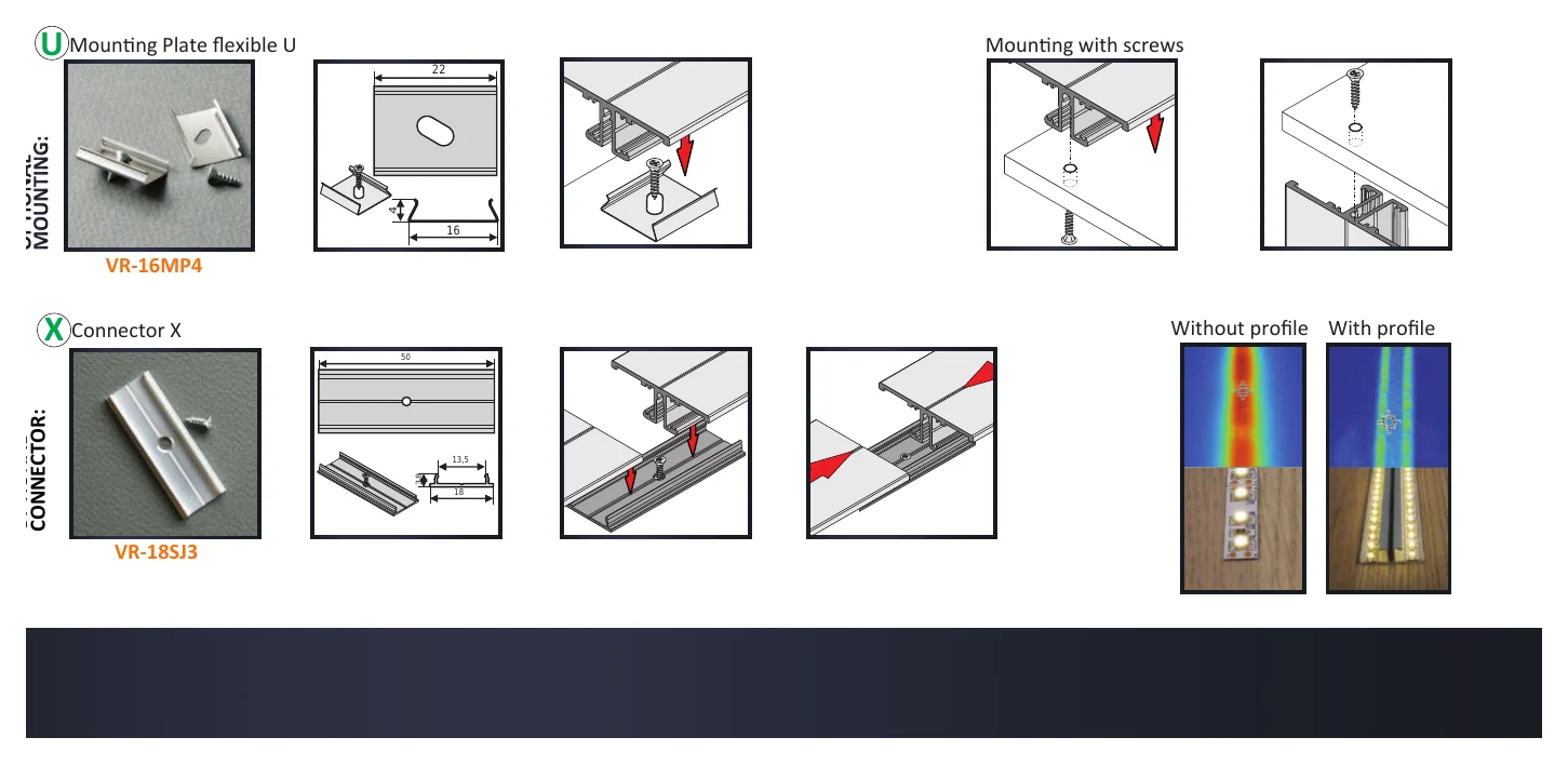 VR-18U-ECH Mounting