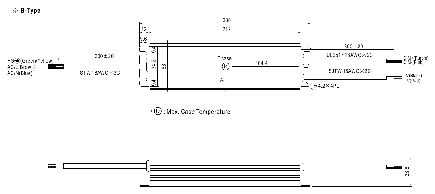 HVGC-100-350B MECHANICAL SPECIFICATION ※ B-Type