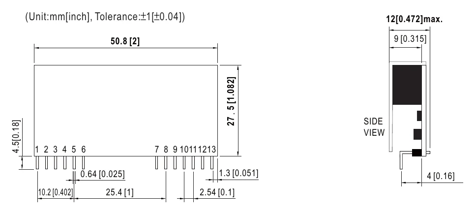 NID100-5 Mechanical Specification