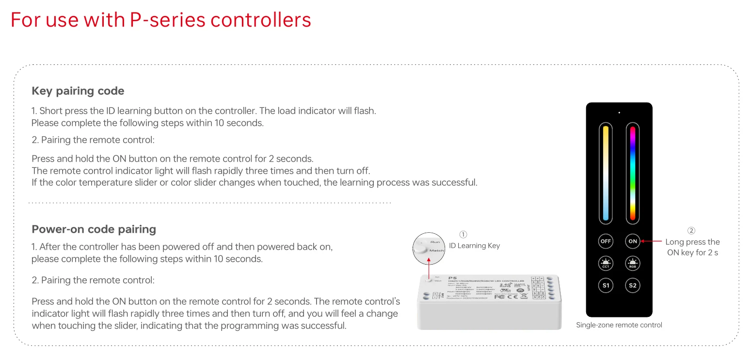C5+P5 For use with P-series controllers