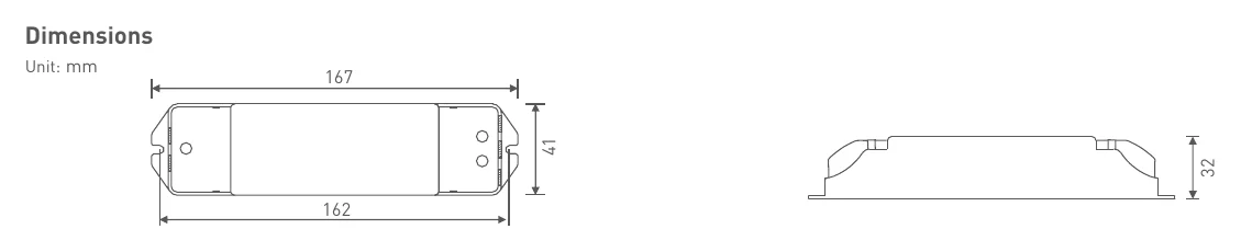 DALI-15-150-700-F1A1 Dimensions
