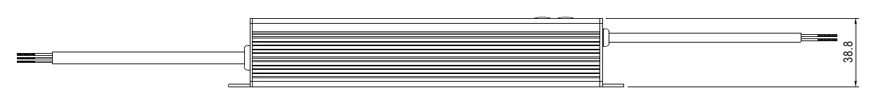HLG-100H-54AB Dimensions (mm)
