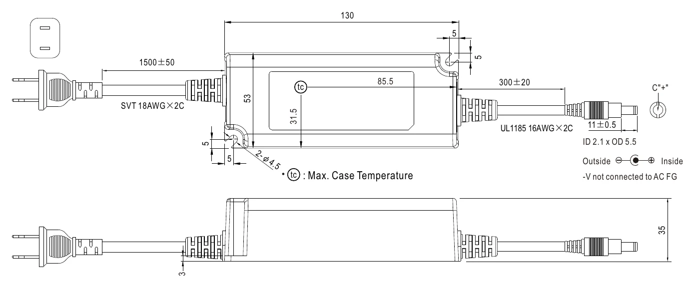 OWA-60U-12 Mechanical Specification