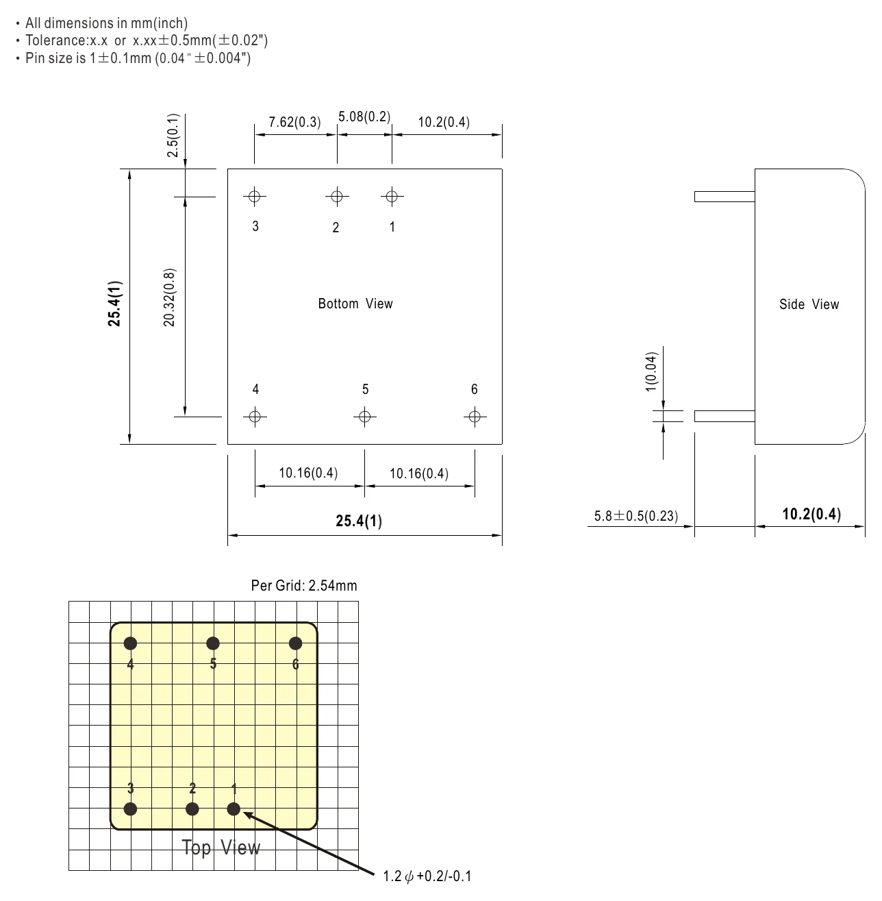 DKMW15W8-05 Mechanical Specification