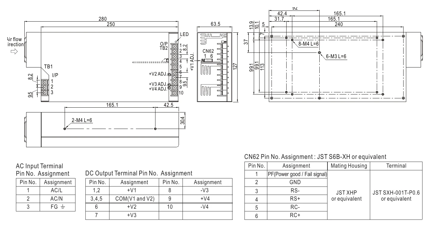 QP-375-5C Mechanical Specification