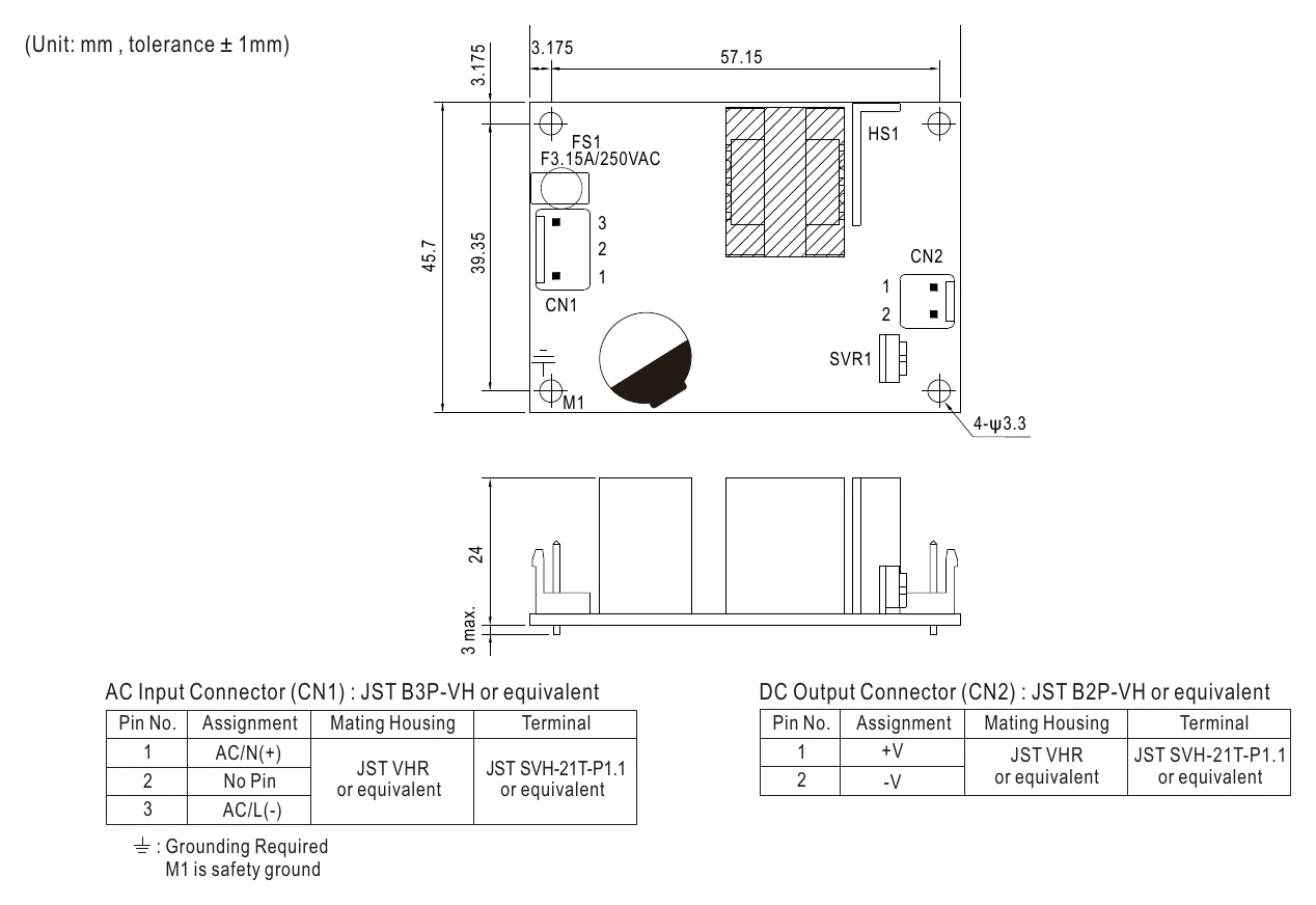 EPS-15-12 Mechanical Specification