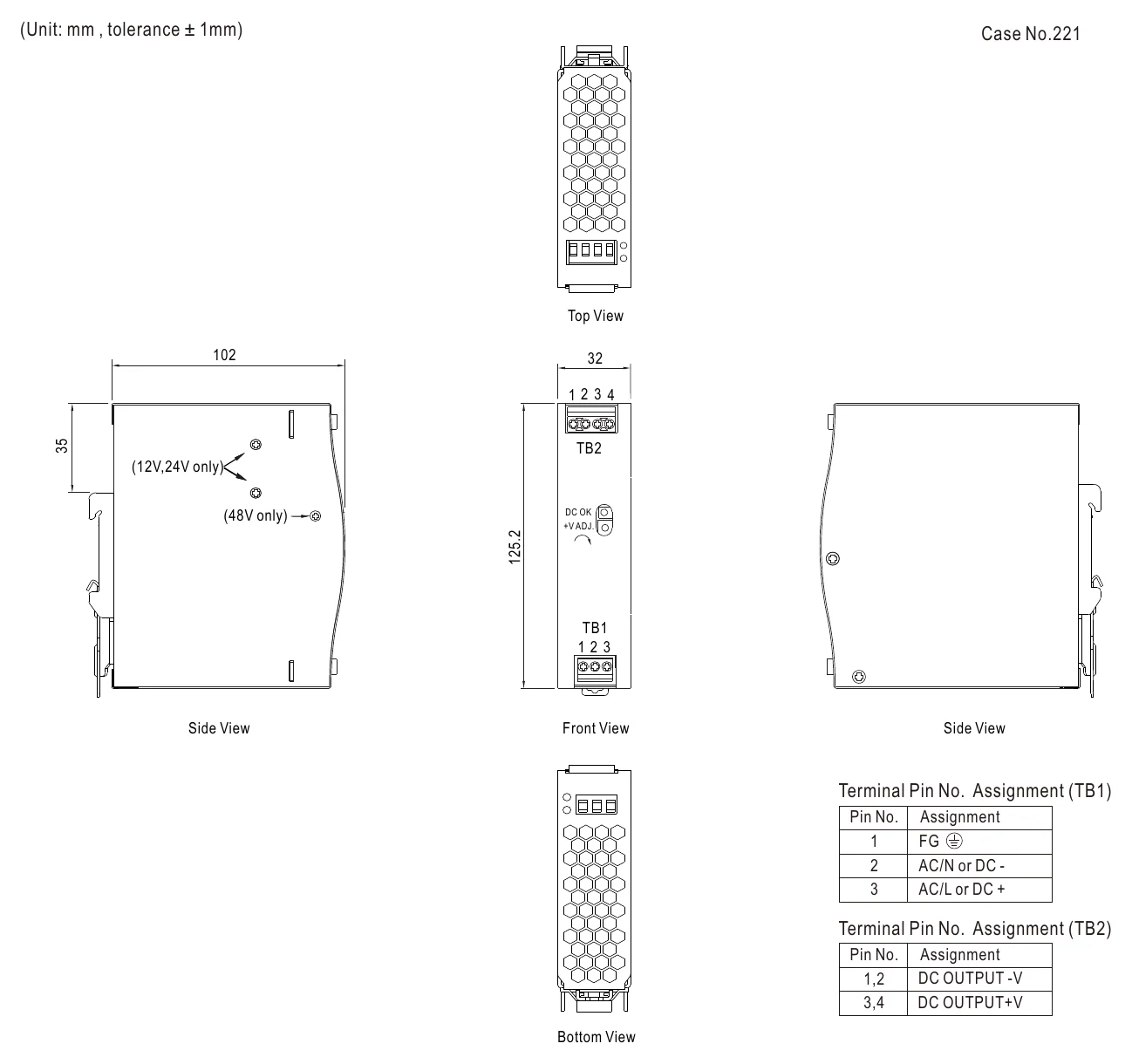 EDR-75-24 Mechanical Specification
