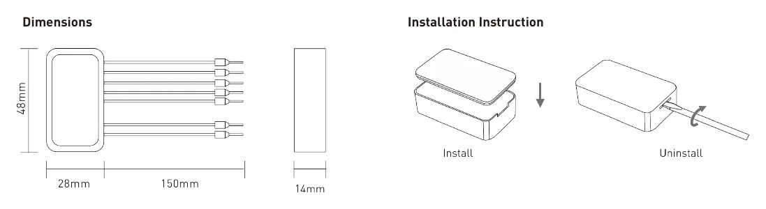 LT-424-GC Dimensions