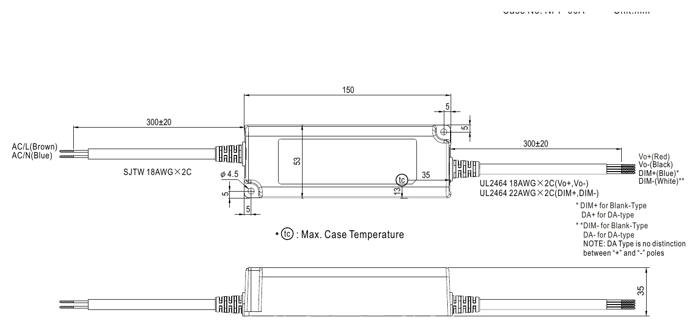 PWM-60-24DA Mechanical Specification