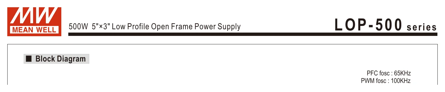 LOP-500-12 L O P - 5 0 0 series
