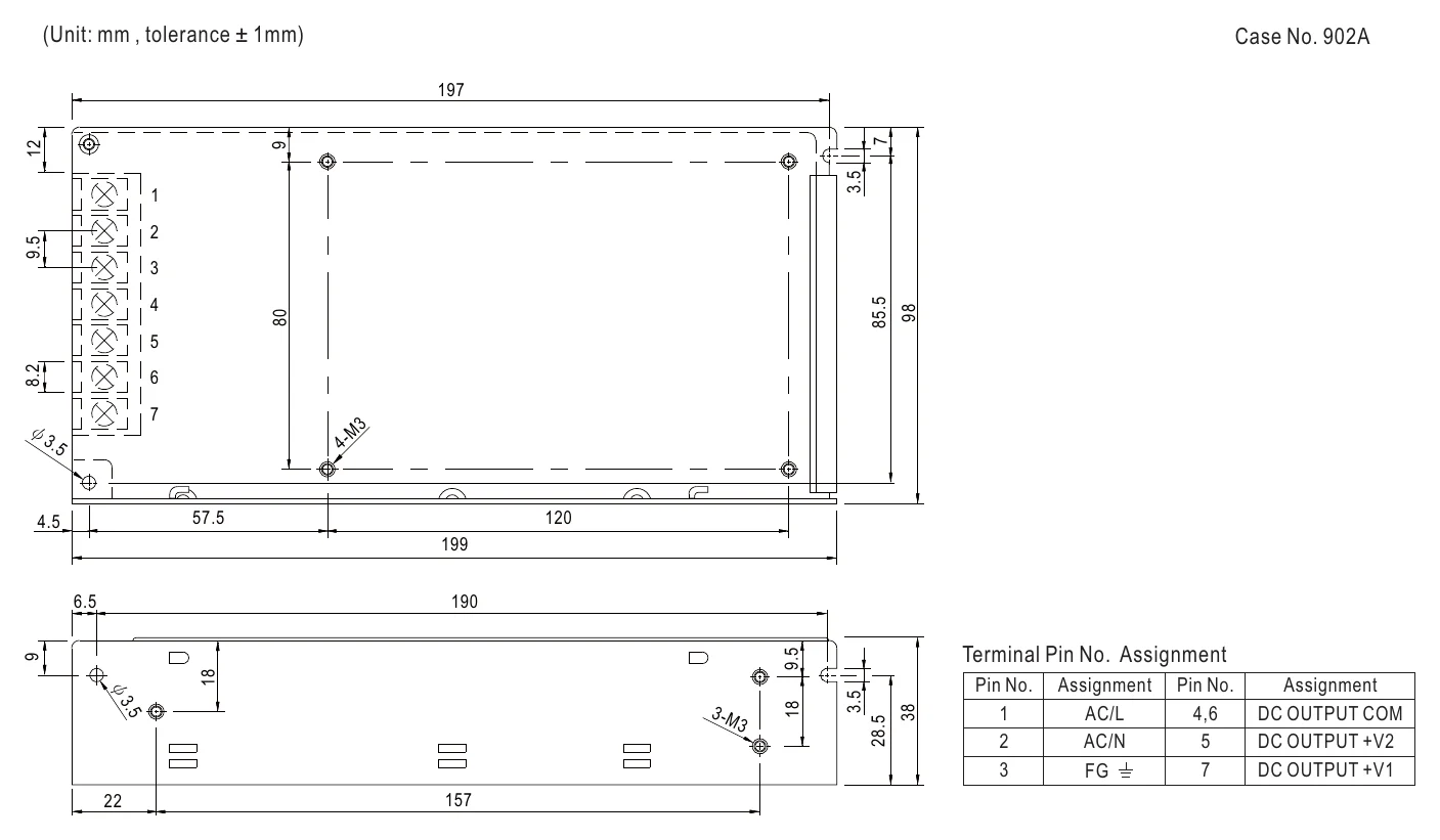 RD-125A Mechanical Specification