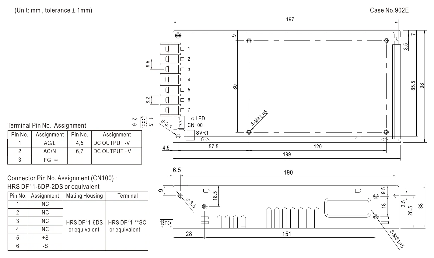 HRP-200-3.3 Mechanical Specification