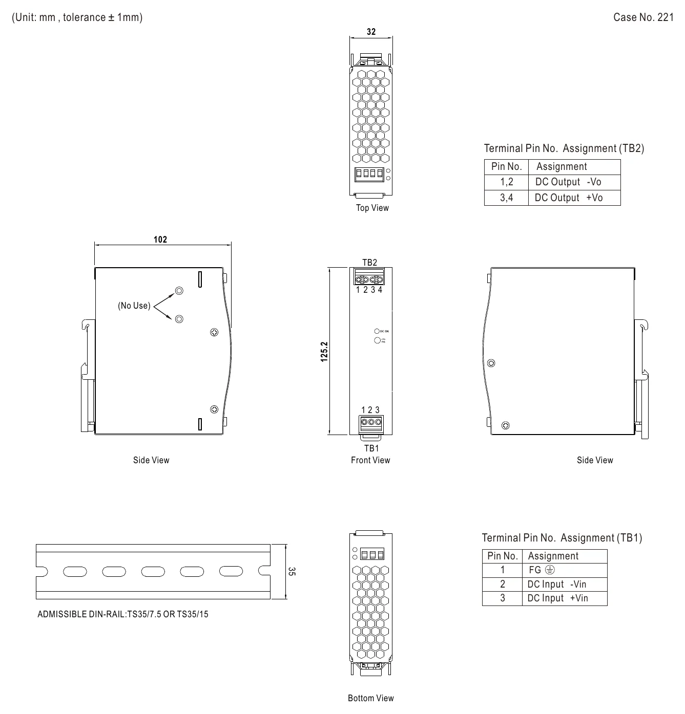 DDR-120A-48 Mechanical Specification