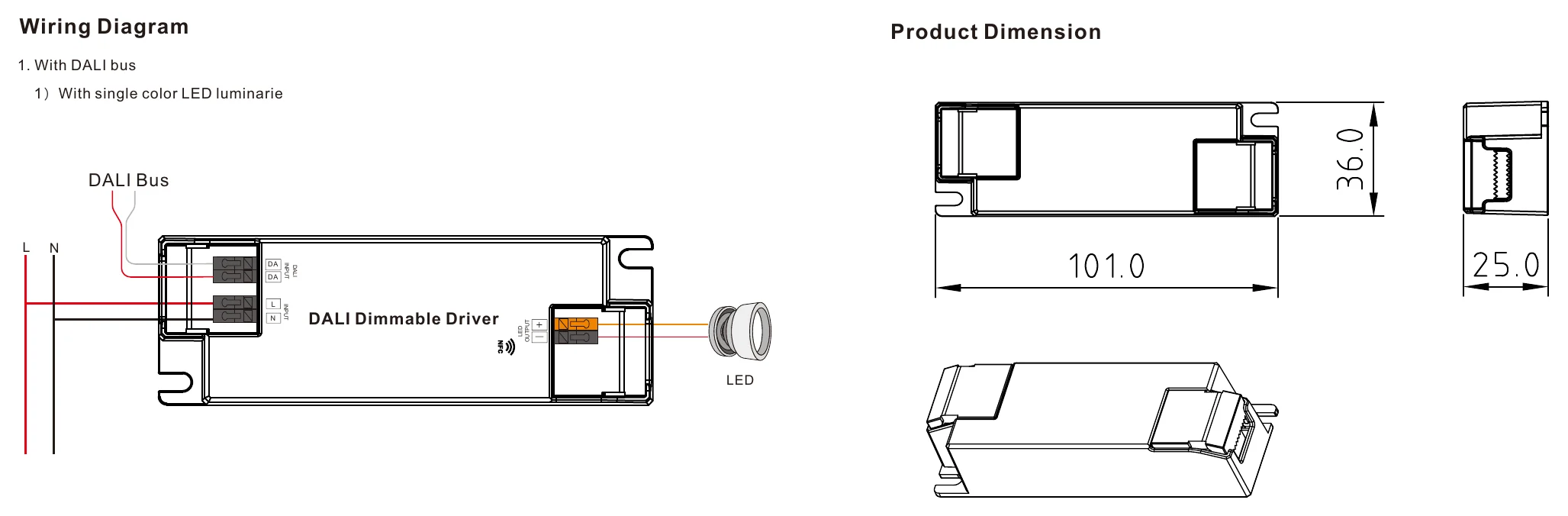 SRP-2305N-10CC100-500 Wiring Diagram