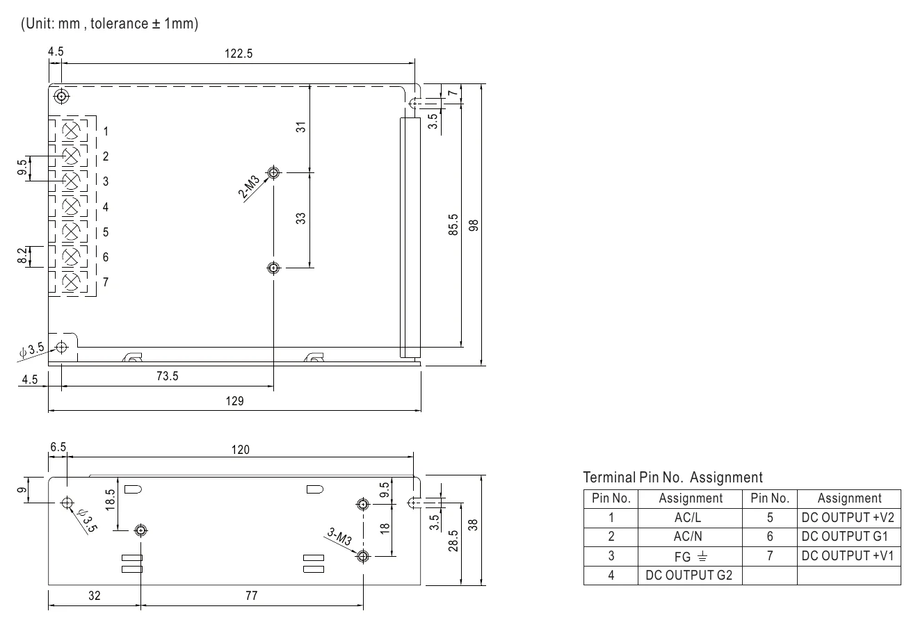 RID-65A Mechanical Specification