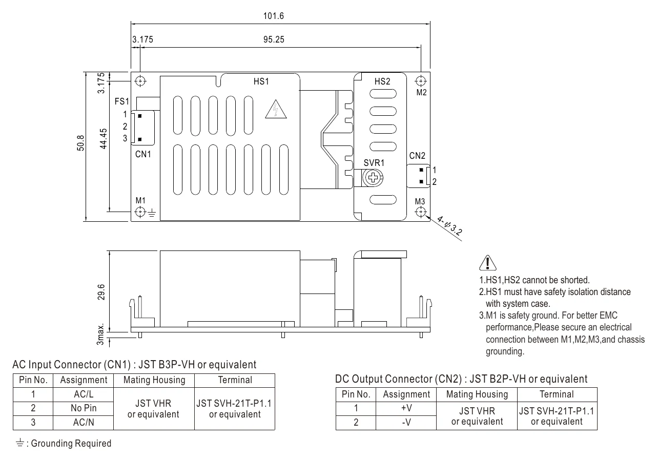 PLP-60-12 Mechanical Specification