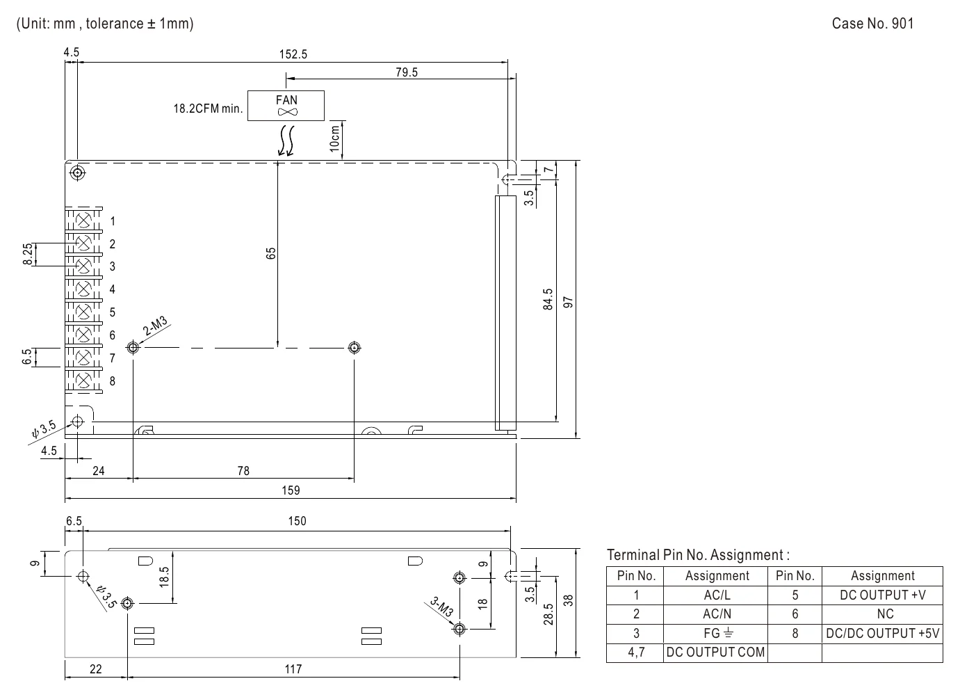 ADS-5524 Mechanical Specification