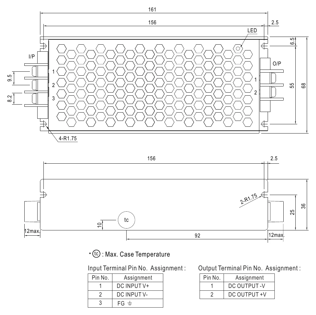 RSD-100D-5 Mechanical Specification