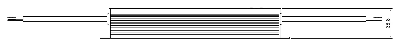 HLG-240H-24A Dimensions (mm)