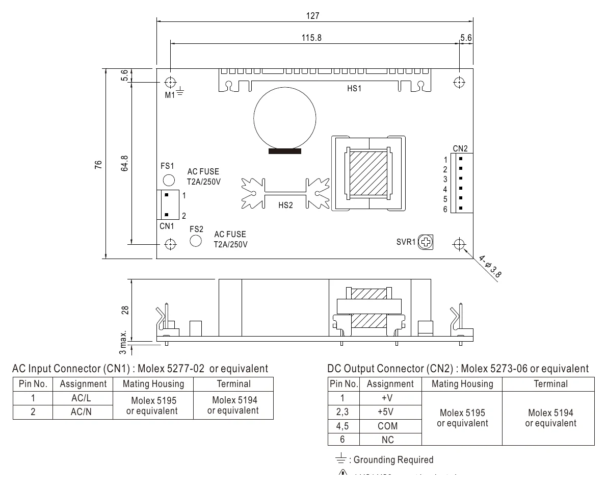 MPD-45A Mechanical Specification