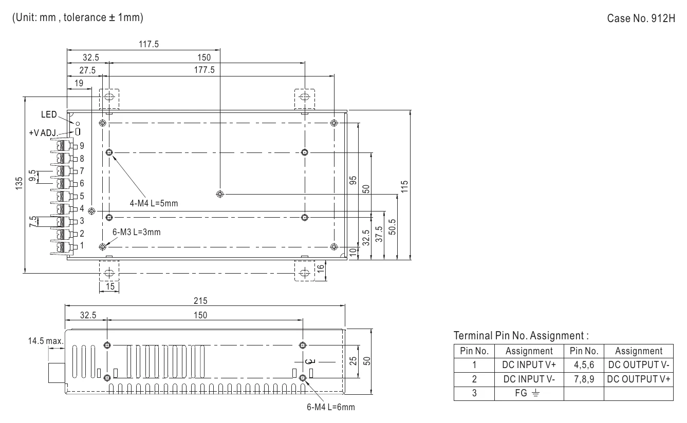 SD-200C-12 Mechanical Specification