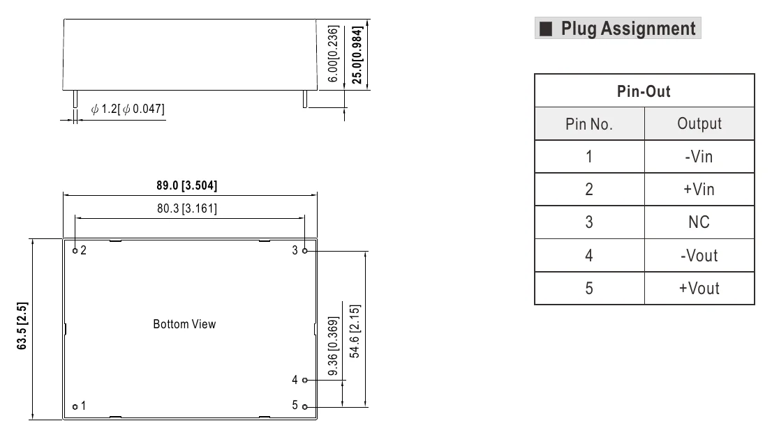 DDRH-45-12P ‧Tolerance: x.x±0.7mm (x.x±0.0275") (2)