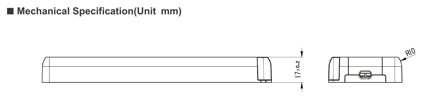 EV-SE-30-24US Mechanical Specification (Unit mm)