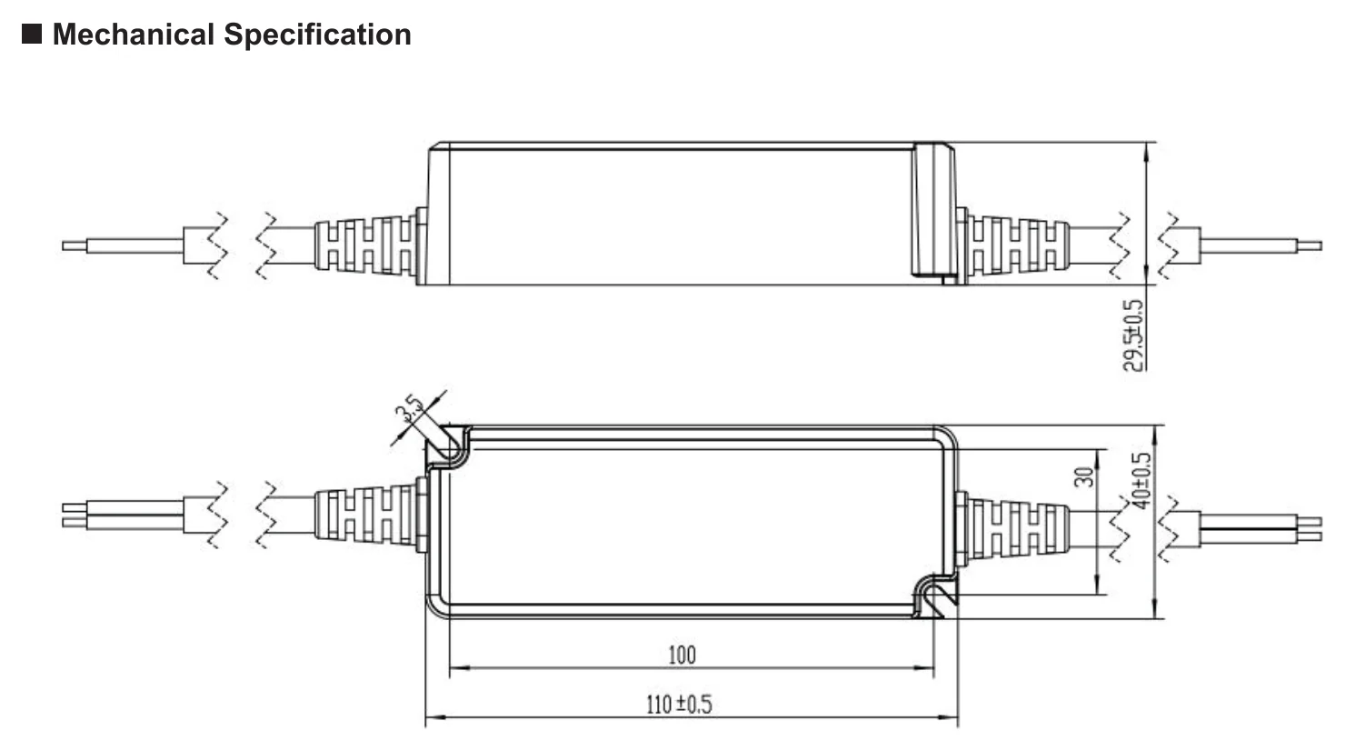 EV-SNP-35-24 Mechanical Specification