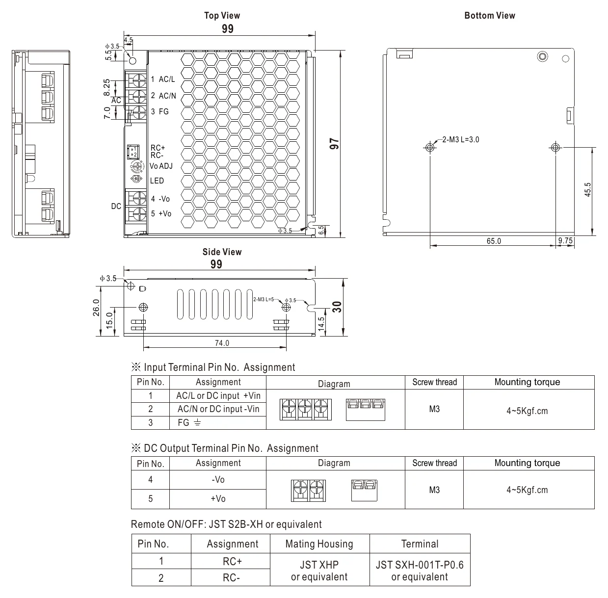 NSP-75-12 Mechanical Specification