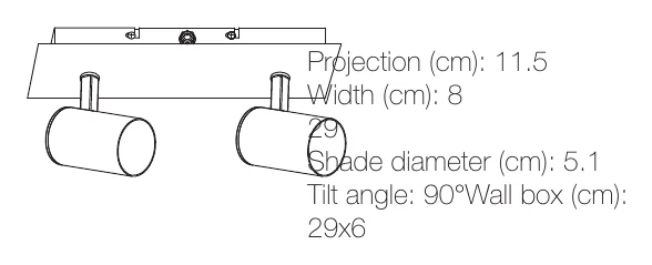 ND-49810101 Dimensions (cm)