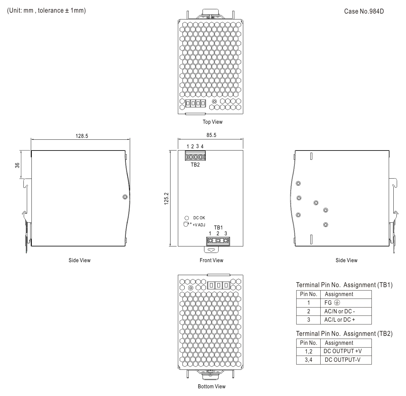 NDR-480-24 Mechanical Specification