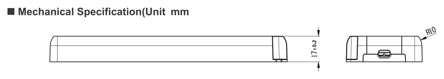 EV-SNPV-40-24 Mechanical Specification (Unit mm)