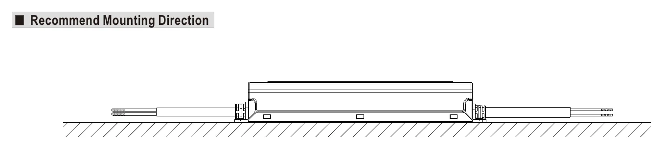 ELG-240-C700B Recommend Mounting Direction