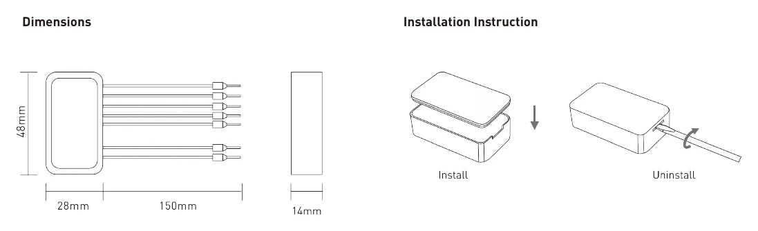 LT-424-MC Dimensions