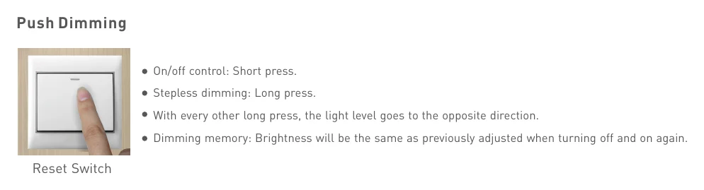 DALI-15-150-700-F1A1 Push Dimming