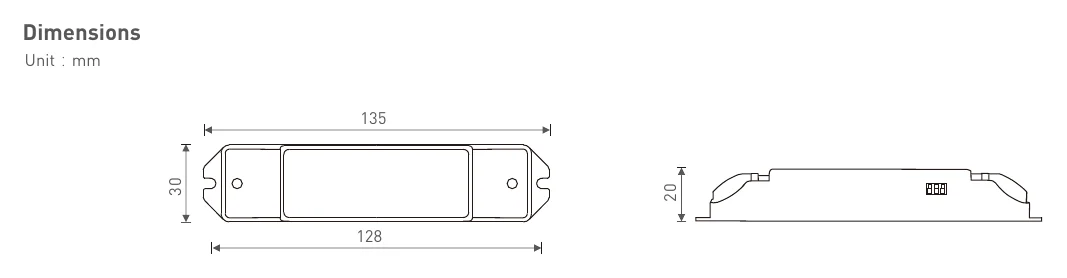 SE-12-350-700-W1D Dimensions