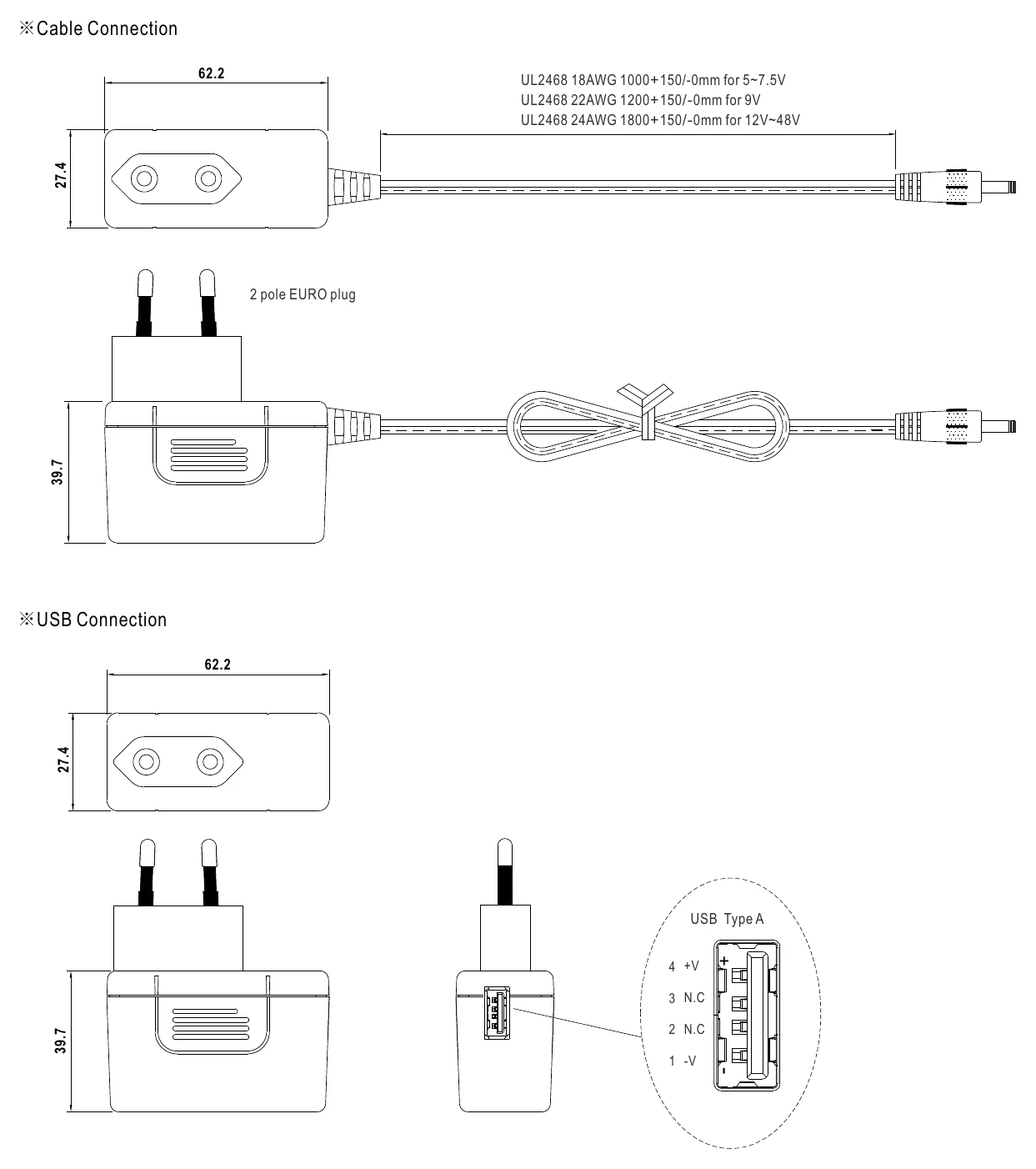 GSM12E09-P1J Mechanical Specification