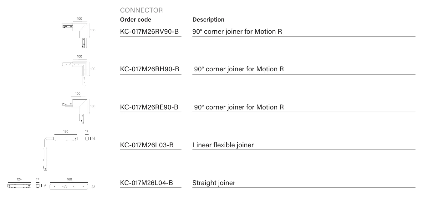 Archilight Motion R Track 48V Motion R recess track (3)