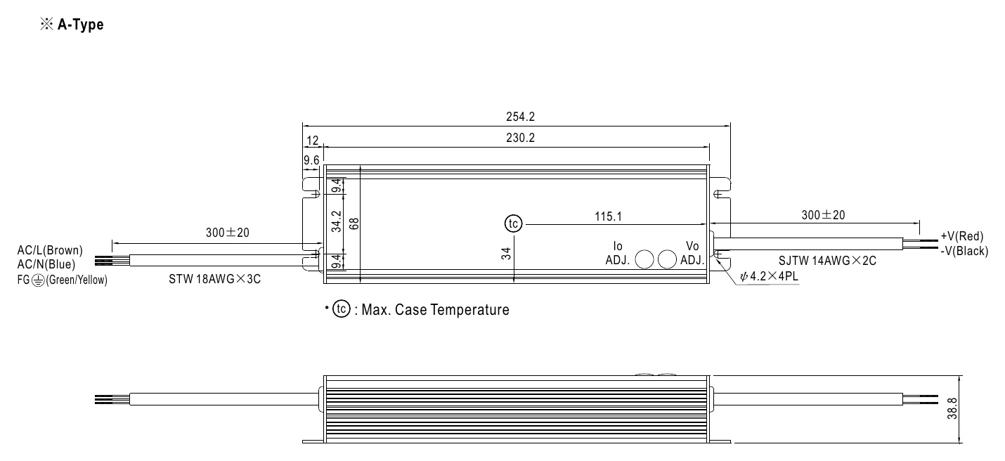 HVG-240-30A MECHANICAL SPECIFICATION ※ A-Type