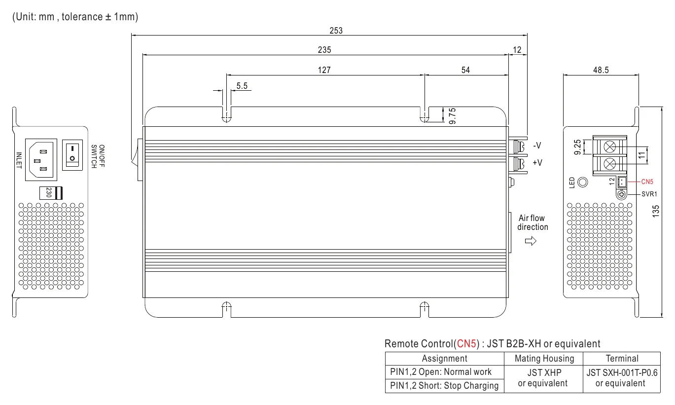 PB-300P-12 Mechanical Specification