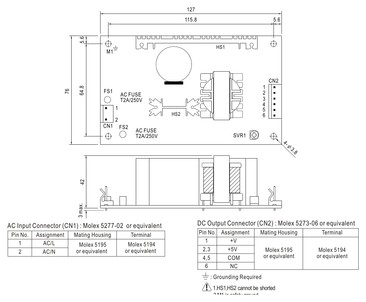 MPD-65A Mechanical Specification