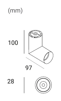 TI-LYE-9711A-3K-30D Dimensions (mm)