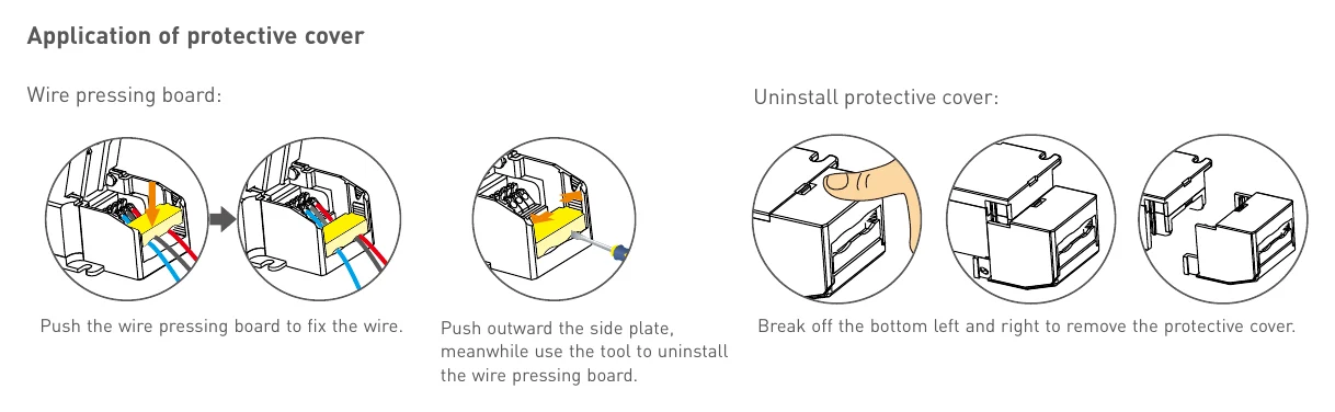 LM-75-24-G1T2 Application of protective cover